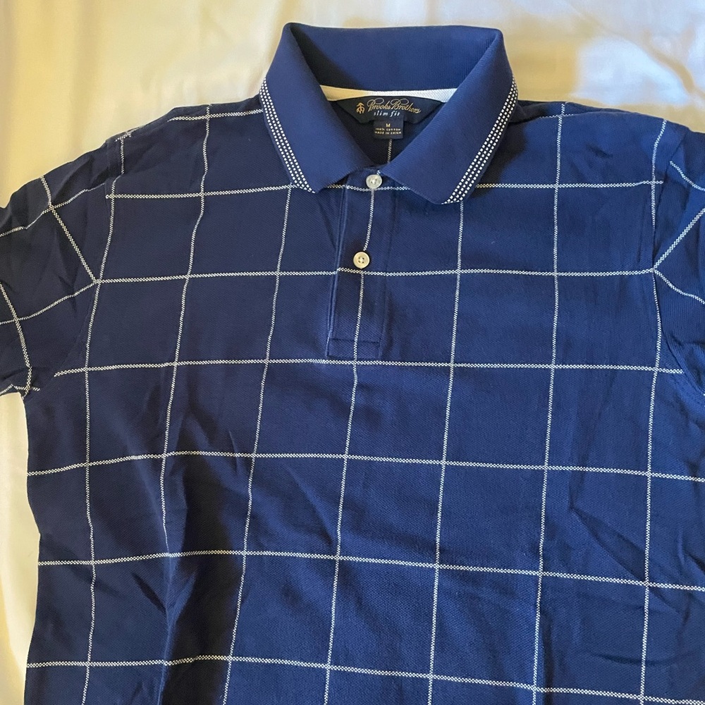 Burberry and brooks brothers Men's Shirt bundle - White, Gray, and Blue  medium - Picture 7 of 8